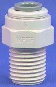 John Guest 1/4 Tube x 1/4 NPTF Male Connector