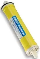 A yellow tube with a blue label on it.