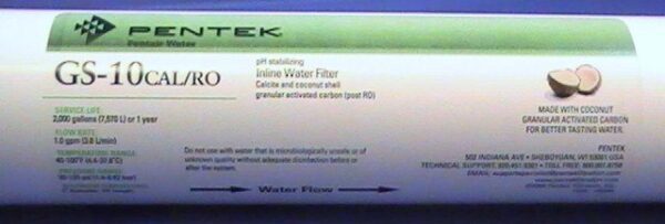A water filter is shown with instructions.