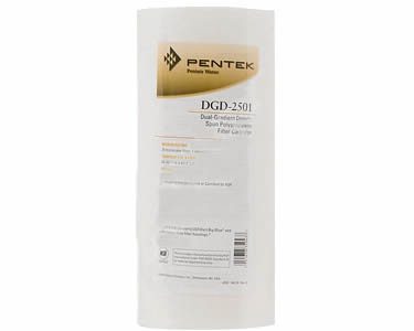 Pentek DGD-2501 Dual-Gradient Polypropylene 25 Micron - 8pk