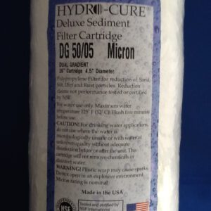 Hydro-Cure Sediment Filter DG 50/05 Micron 4.5 in x 20 in (Case)