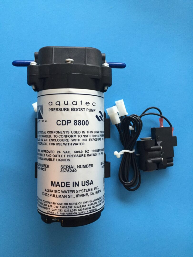 Aquatec 8841 Series Booster Pump 24VAC 8841-2J03-B421 + Switch