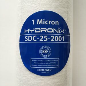 Hydronix 1 Micron 20in x 2.5in Sediment Filters - 20pk